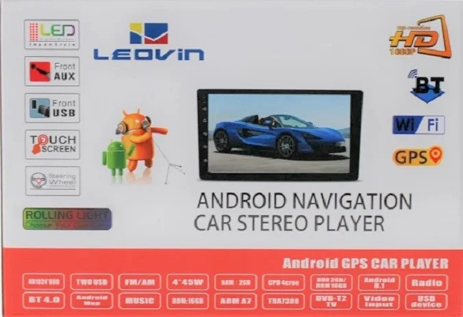 Автомагнітола MP5 CJ 7A BT Android 8.0 2G-16G 2din, фото 1