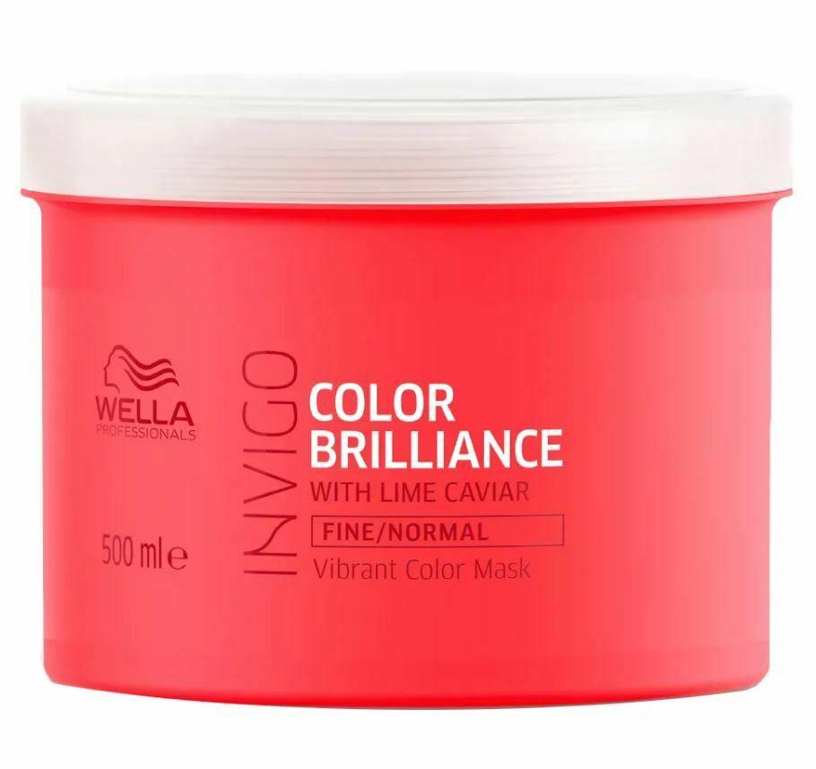 Маска для фарбованого тонкого та нормального волосся Wella Color Brilliance Fine Mask 500ml