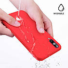 Чехол Silicone Case Full для Xiaomi Mi 10/10 Pro Red, фото 7