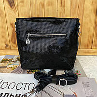 Женская кожаная сумка на и через плечо с лазерной обработки Farfalla Rosso, фото 8