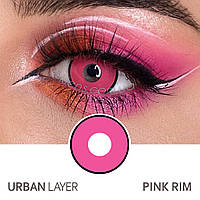 Кольорові контактні лінзи Urban Layer Pink Rim