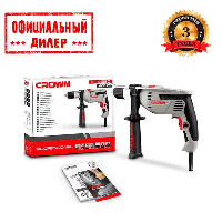 Дрель ударная CROWN CT10128C