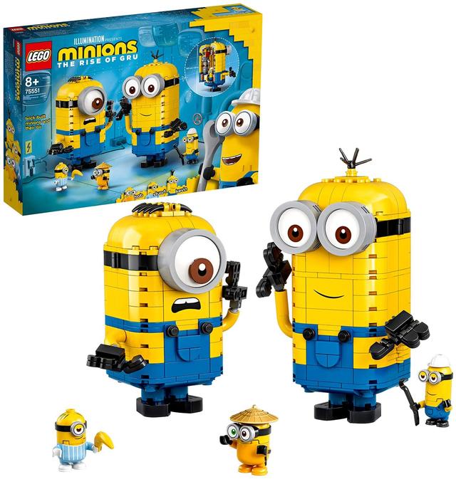 Конструктор LEGO Minions Фігурки міньйонів і їхній будинок 876 деталей (75551) Конструктор LEGO Minions Фігурки міньйонів і їхній будинок 876 деталей (75551)