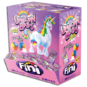 Блок жуйок Fini Unicorn Balls Fizz 200 шт
