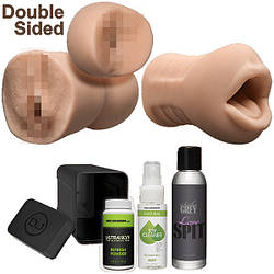 Набір мастурбаторів Doc Johnson The Sasha Grey Experience (2 мастурбатори та аксесуари)