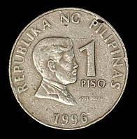 Монета Филиппин 1 песо 1993 г. Хосе Рисаль
