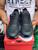 Кросівки чоловічі темно-сірі з білою підошвою Nike Zoom men's City Trainer . Кроси для хлопців Найк Зум Менс