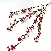 Ветка с красными ягодами (100 см)