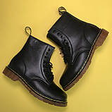 Зимові черевики Dr. Martens 1460 Black (Хутро), доктор мартенс, черевики Dr Martens, мартінс, ботінки мартінс, фото 2