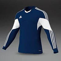 Футболка ігрова футбольна Adidas Tiro 13 LS темно-синя Z20259