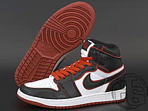 Жіночі кросівки Air Jordan 1 Retro High Bloodline Black Red White ALL02606, фото 3