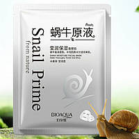 Тканевая маска для лица с муцином улитки Snail Prime From Nature 30г. Bioaqua