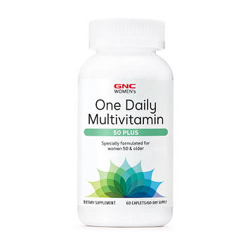 Вітаміни для жінок 50+ GNC One Daily Multivitamin 50 plus (60 caplets)