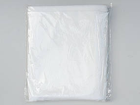Чохол білого кольору для об'ємних речей 60*130*10 см. Для зберігання та пакування одягу на блискавці флізеліновий, фото 3