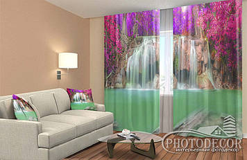 Фото Штори "Яскравий водоспад 1" 2,5м*2,6м (2 полотна по 1,30м), тасьма