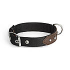 Нашийник KARELINE з нейлону та натуральної шкіри з прикрасами з металу 25 мм 370-440 мм, фото 4