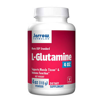 L-Глютамін Jarrow Formulas L-Glutamine powder (113 g) unflavored