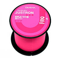 Леска Daiwa Justron DPLS 500m 0.26mm 10lb/4.53kg #2.5 Purple