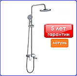 Душова колона зі змішувачем з поворотним виливом для ванни MIXXUS PREMIUM BARCELONA Chr-009-J (MI1669), фото 5