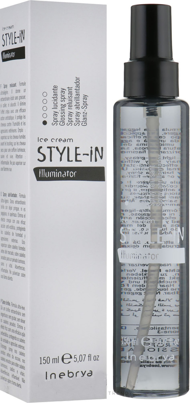 Спрей-блиск для волосся Inebrya Style-In Illuminator 150 мл.