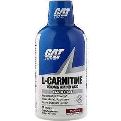 Л-Карнітин GAT Sport L-Carnitine Amino Acid 1500 mg 16 oz (473 мл)