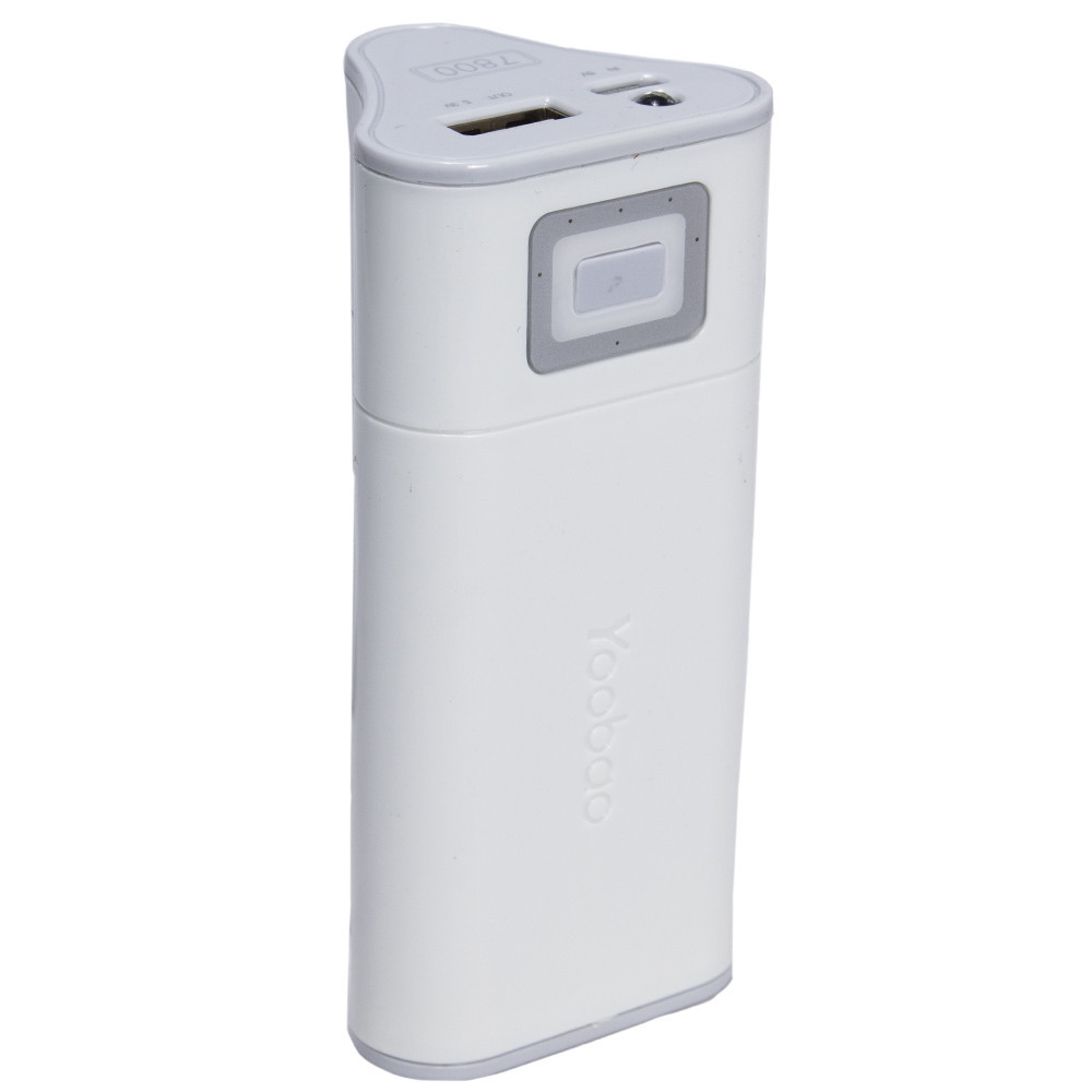 Зовнішній акумулятор Yoobao YB631 Pro Sunshine Power Bank — 7800 mAh White