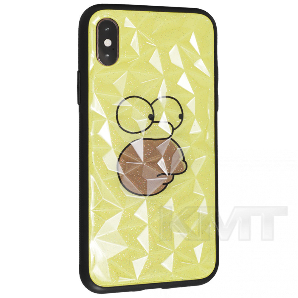 Romb Glass With Print TPU Case — Samsung A30 — Homer