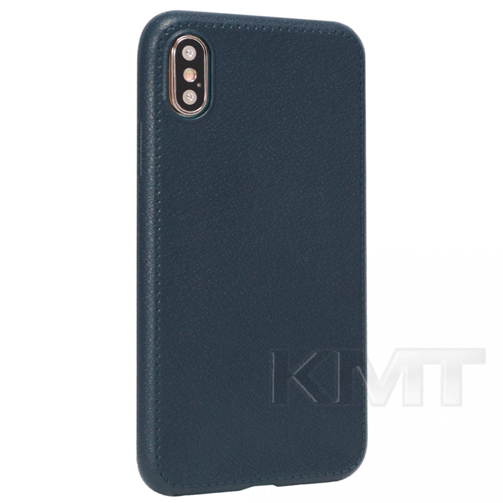 Захисний чохол TPU Slim Leather Case — Samsung A20 — Blue