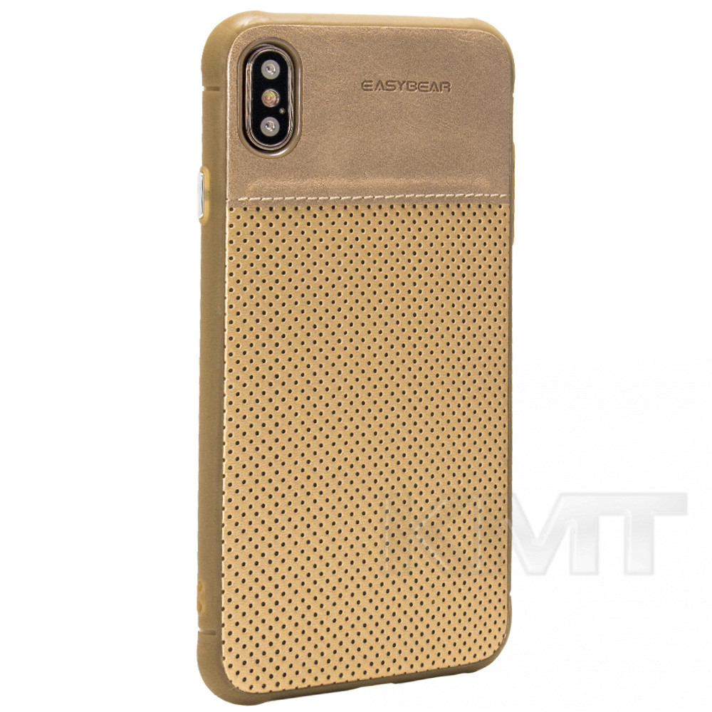 Чохол EasyBear Leather Case — Xiaomi Mi 9. — Gold
