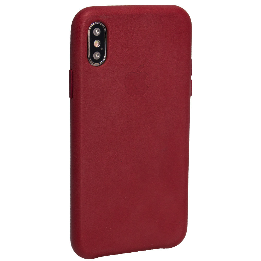 Original Leather Case ® — iPhone Xs Max — Red