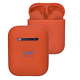 Навушники Veron (VR-01) TWS Bluetooth Earphone — Colorful Sound — Orange, фото 2