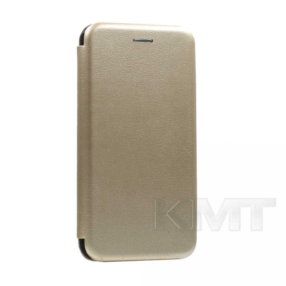 Чохол книжка Leather Book Case — Xiaomi Mi A3 — Gold