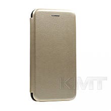 Чохол книжка Leather Book Case — Xiaomi Mi A3 — Gold