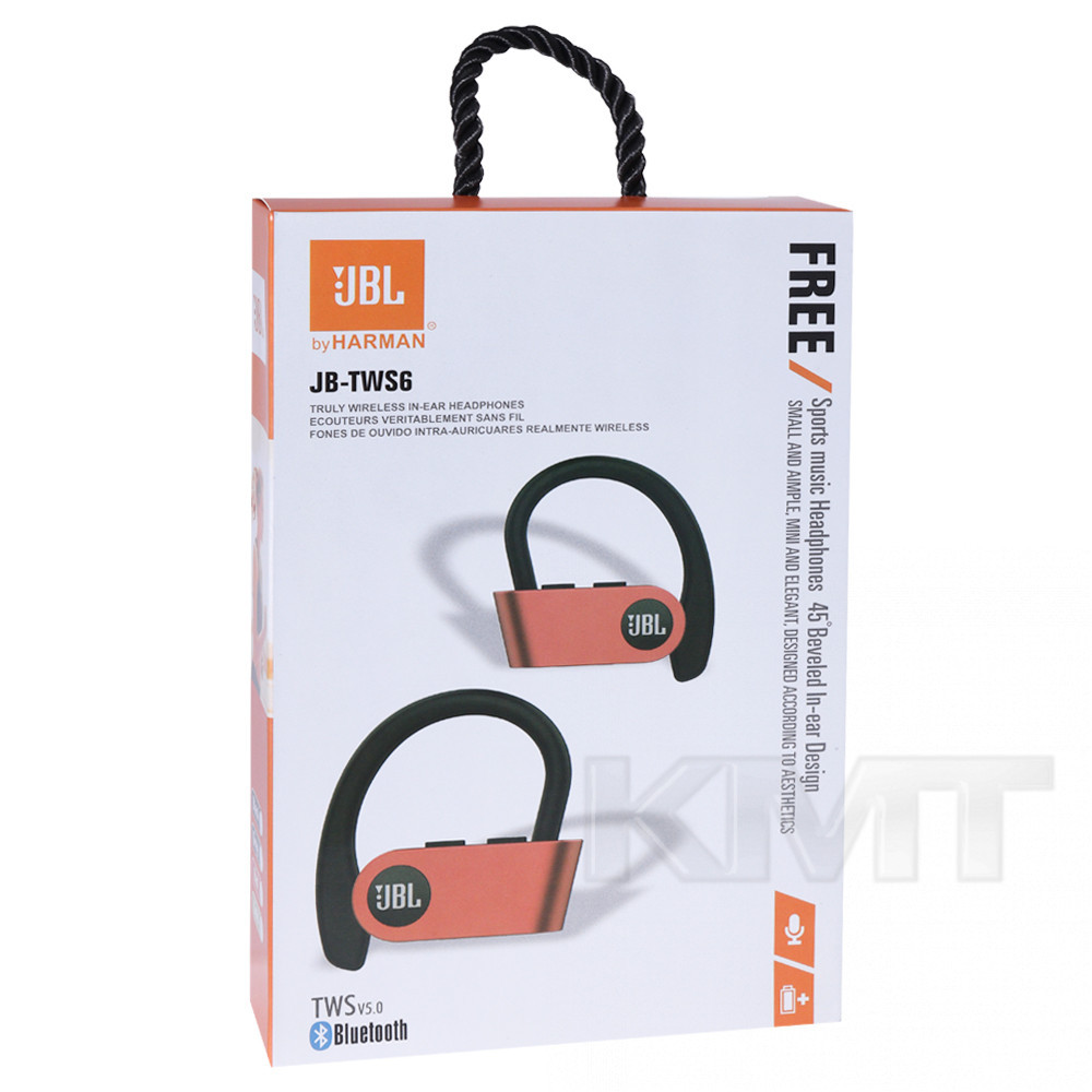 JBL TWS6 Bluetooth Headset — MultiColor — Gold
