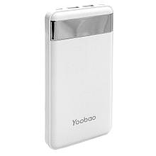 Yoobao PL12 Pro Lithium Polymer Power Bank — 12000 mAh — White