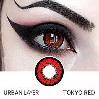 Контактные цветные линзы Urban Layer Tokyo Red