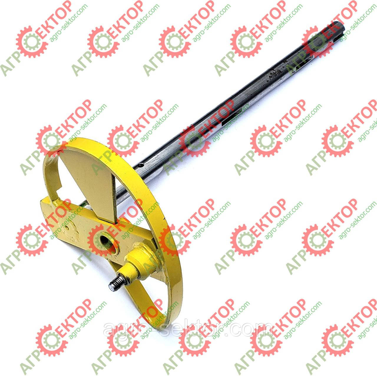 Вал в'язального апарату нового типу з доріжкою шпонка 8мм на преспідбирач Rivierre Casalis 82006, фото 1