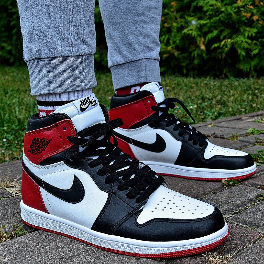 NIKE Air Jordan 1 Retro レッド/ホワイト ナイキ AIR JORDAN 1 RETRO HIGH OG レザー ハイカット