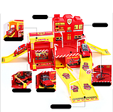 Дитяче паркування KUBAOT 000 ігровий набір червоний 01815, фото 6