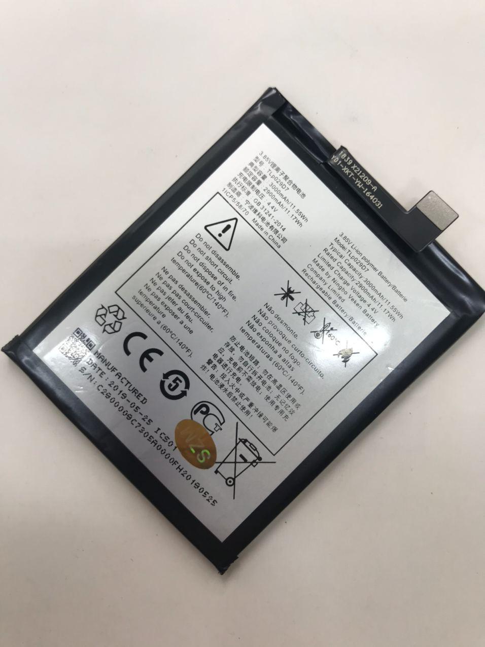 Акумулятор Alcatel 3 TLP029D7 / TLP029D1 (Y660, V760, 5052D), 2900 mAh Original PRC