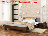 Ліжко дерев'яне двомісне (двоспальне) з ортопедичними ламелями Титан 180х200 Щит, фото 2
