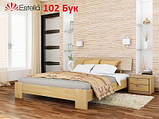 Ліжко дерев'яне двомісне (двоспальне) з ортопедичними ламелями Титан 180х200 Щит, фото 3