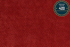 Меблева тканина Флок мийна антикіготь Dream Seed червоний