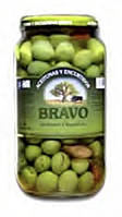 Оливки зеленые Пальчики Bravo aceitunas chupadedos 835г, Испания