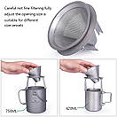 Фільтр для кави туристичний з титану Boundless Voyage, фото 2