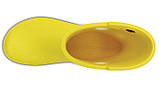 Чоботи гумові унісекс дощовики Крокси з кружечком / Crocs Jaunt Shorty Boot (15769), Жовті 35, фото 6