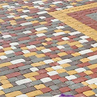 Тротуарна плитка «Старе місто» 60/90/120/180х120 висота 60 мм кольорова