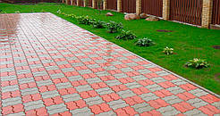 Тротуарна плитка "Хвиля" 240х120 висота 80 мм кольорова