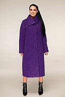 Пальто женское демисезонное, выполненное из п/шерстяной ткани с рядом пуговиц впереди с 44 по 54 размер