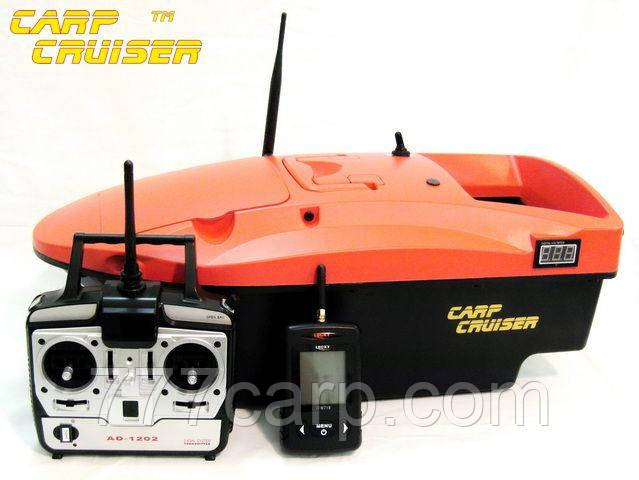 Короповий кораблик CarpCruiser Boat OF7-Li-W з ехолотом Lucky FF718-Li-W для завезення прикормки приманки, риболовлі